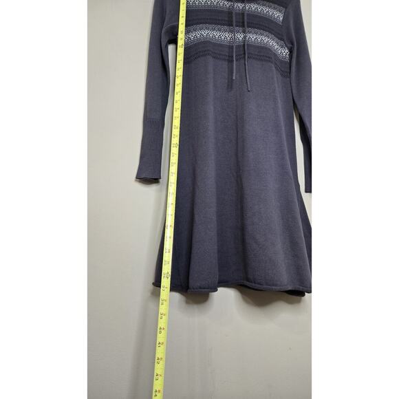 PrAna Womens Sweater Dress Cowl Neck Dark Gray Size Small - Picture 5 of 6